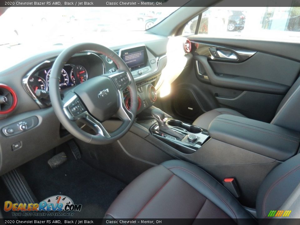 Front Seat of 2020 Chevrolet Blazer RS AWD Photo #6