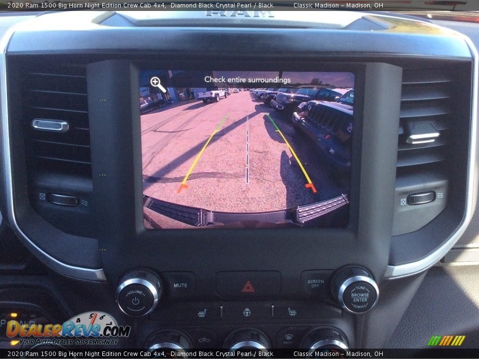 2020 Ram 1500 Big Horn Night Edition Crew Cab 4x4 Diamond Black Crystal Pearl / Black Photo #16