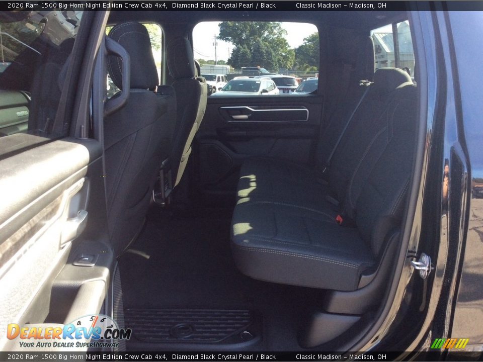 2020 Ram 1500 Big Horn Night Edition Crew Cab 4x4 Diamond Black Crystal Pearl / Black Photo #17