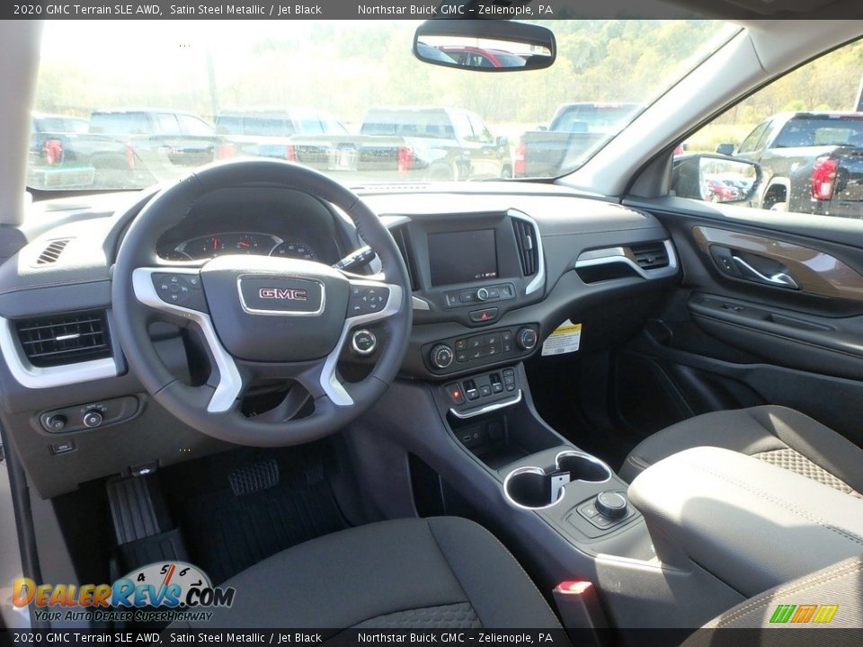 2020 GMC Terrain SLE AWD Satin Steel Metallic / Jet Black Photo #14
