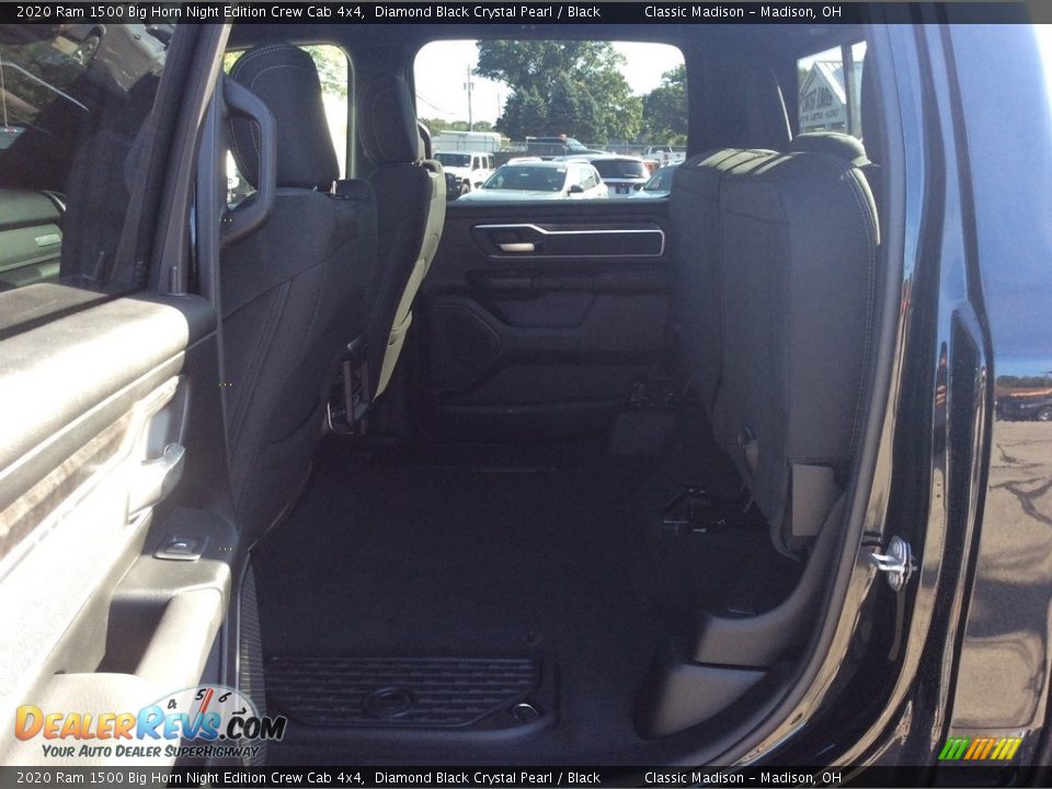 2020 Ram 1500 Big Horn Night Edition Crew Cab 4x4 Diamond Black Crystal Pearl / Black Photo #18
