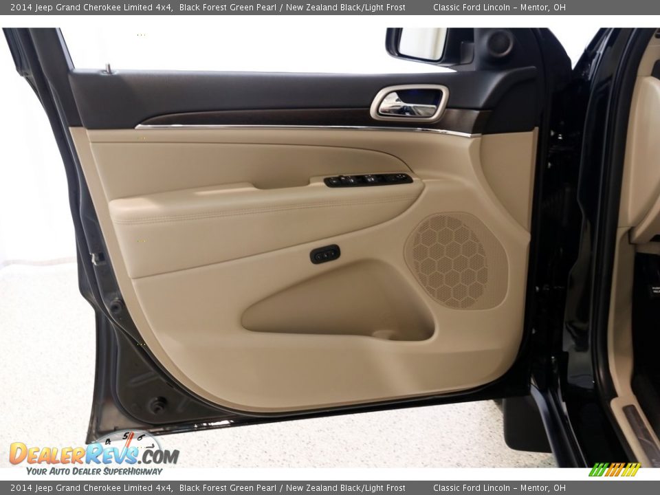 2014 Jeep Grand Cherokee Limited 4x4 Black Forest Green Pearl / New Zealand Black/Light Frost Photo #4