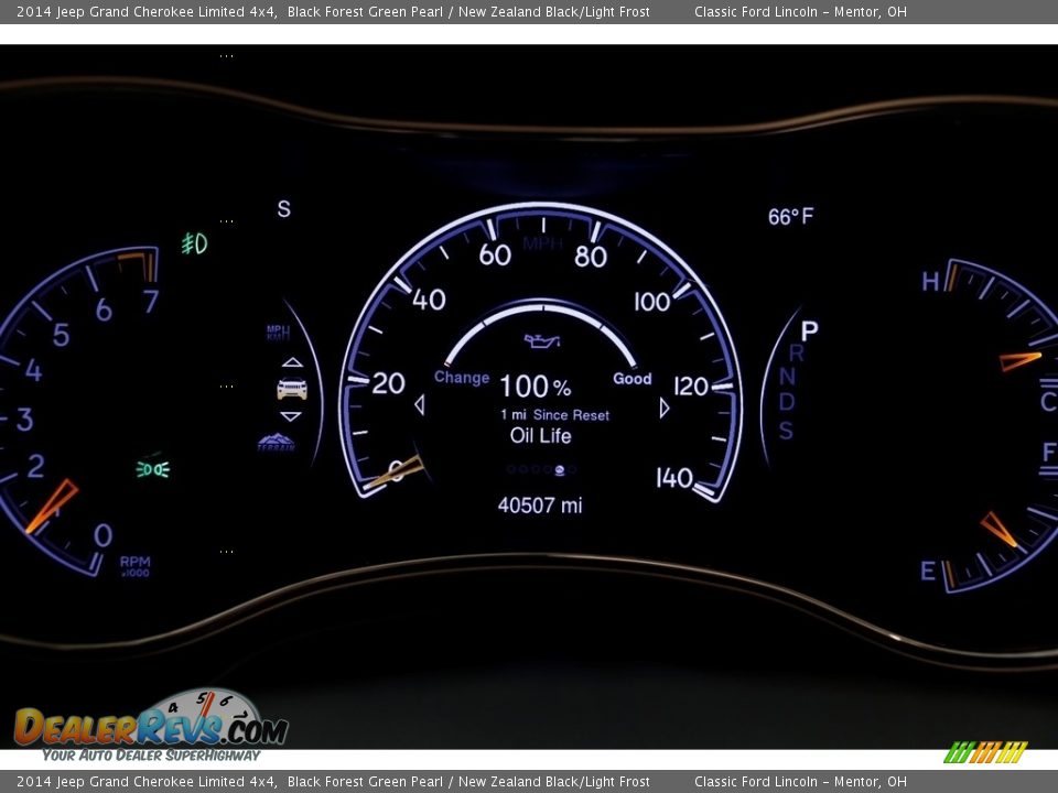 2014 Jeep Grand Cherokee Limited 4x4 Black Forest Green Pearl / New Zealand Black/Light Frost Photo #7