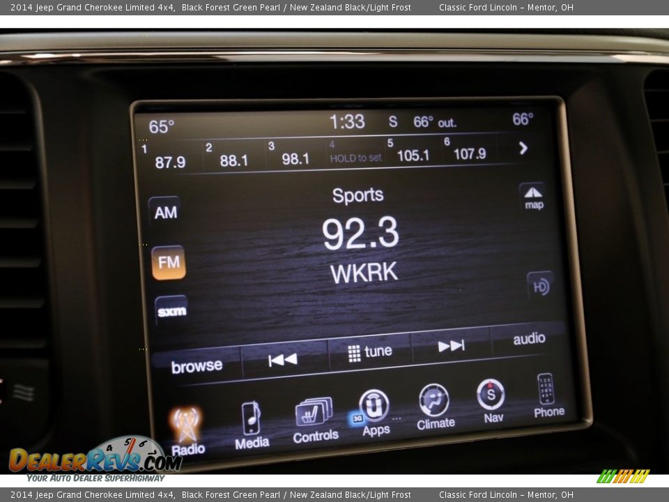 2014 Jeep Grand Cherokee Limited 4x4 Black Forest Green Pearl / New Zealand Black/Light Frost Photo #9