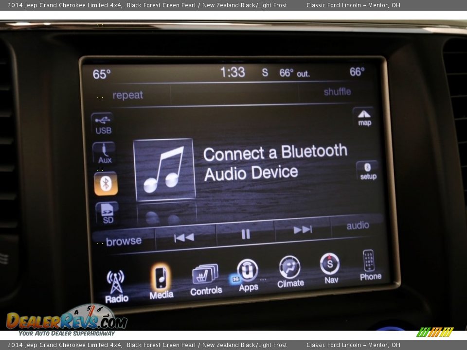 2014 Jeep Grand Cherokee Limited 4x4 Black Forest Green Pearl / New Zealand Black/Light Frost Photo #10