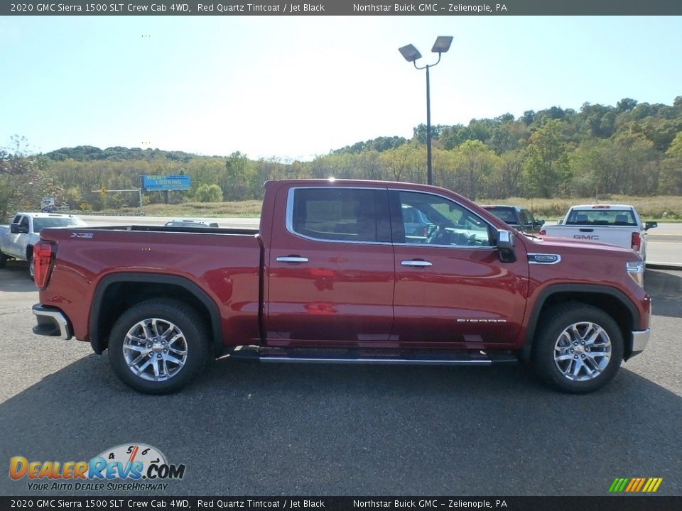 2020 GMC Sierra 1500 SLT Crew Cab 4WD Red Quartz Tintcoat / Jet Black Photo #4