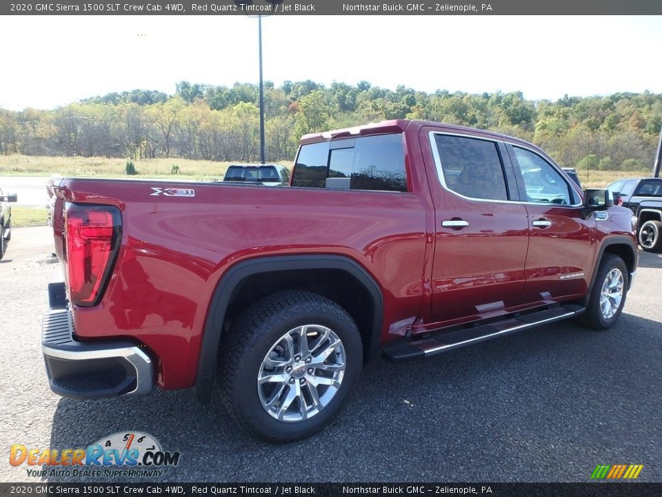 2020 GMC Sierra 1500 SLT Crew Cab 4WD Red Quartz Tintcoat / Jet Black Photo #5