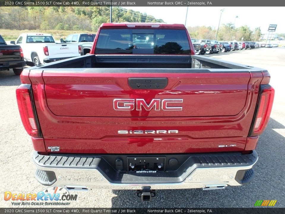 2020 GMC Sierra 1500 SLT Crew Cab 4WD Red Quartz Tintcoat / Jet Black Photo #6