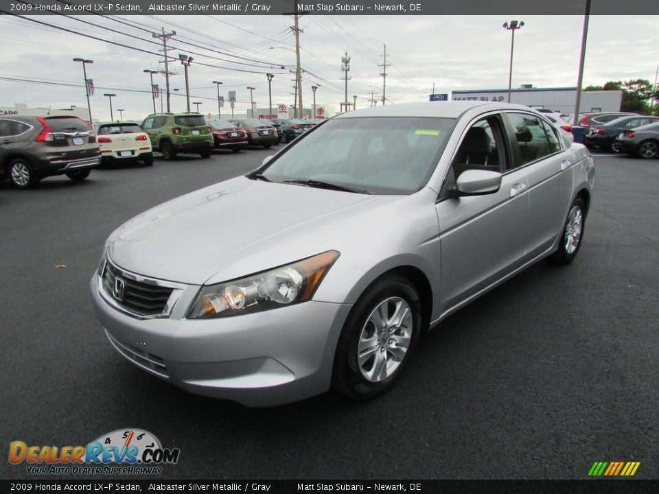 2009 Honda Accord LX-P Sedan Alabaster Silver Metallic / Gray Photo #2