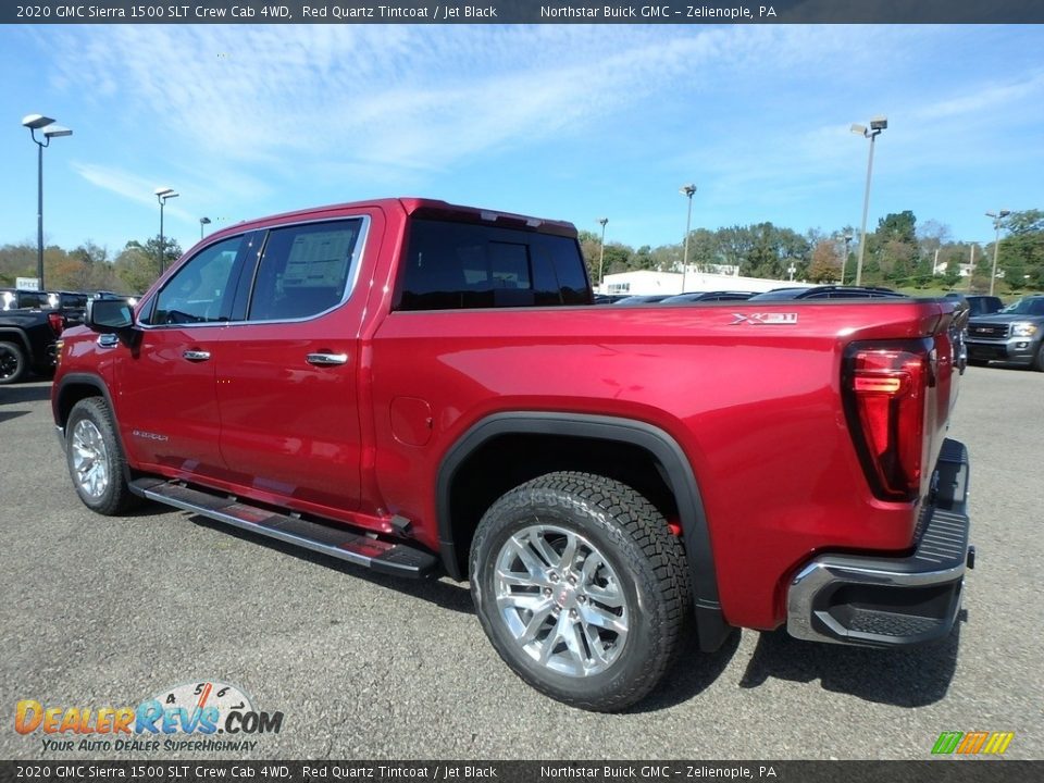 2020 GMC Sierra 1500 SLT Crew Cab 4WD Red Quartz Tintcoat / Jet Black Photo #7