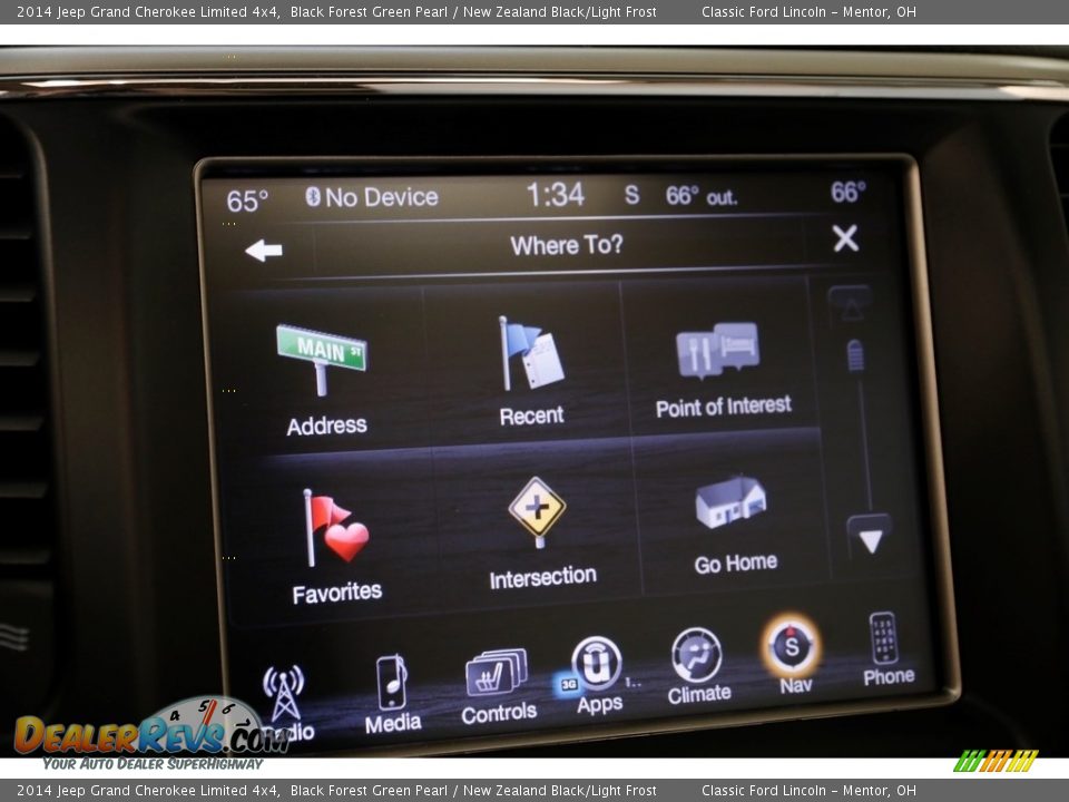 2014 Jeep Grand Cherokee Limited 4x4 Black Forest Green Pearl / New Zealand Black/Light Frost Photo #16