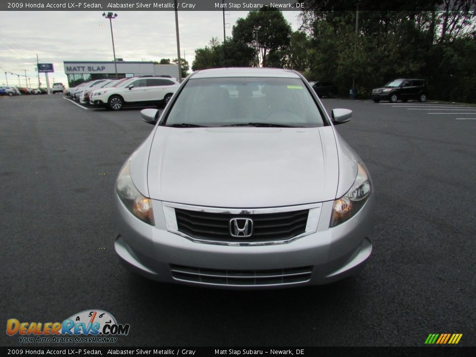 2009 Honda Accord LX-P Sedan Alabaster Silver Metallic / Gray Photo #3