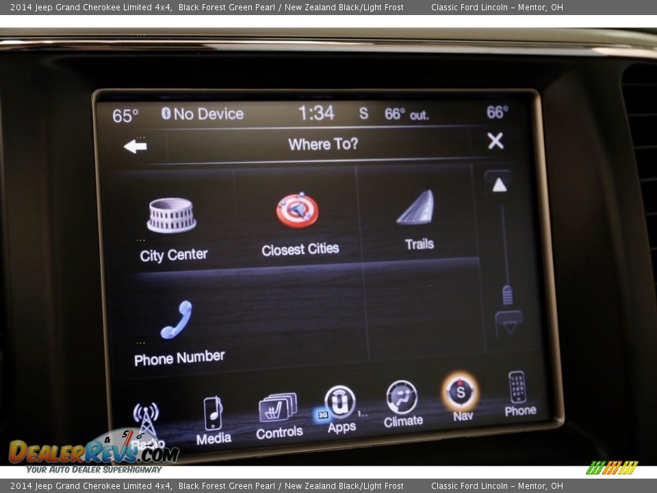 2014 Jeep Grand Cherokee Limited 4x4 Black Forest Green Pearl / New Zealand Black/Light Frost Photo #18