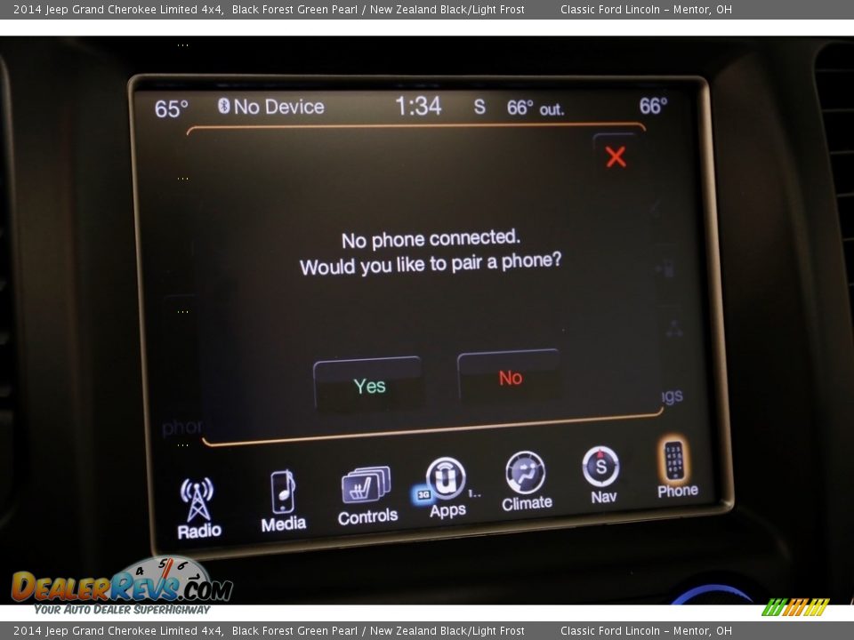 2014 Jeep Grand Cherokee Limited 4x4 Black Forest Green Pearl / New Zealand Black/Light Frost Photo #19