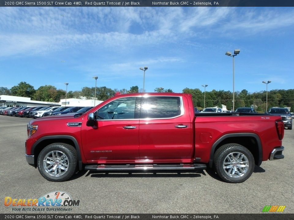 Red Quartz Tintcoat 2020 GMC Sierra 1500 SLT Crew Cab 4WD Photo #8