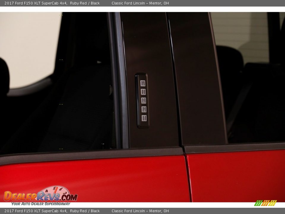 2017 Ford F150 XLT SuperCab 4x4 Ruby Red / Black Photo #4
