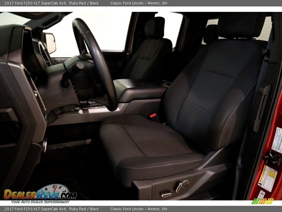 2017 Ford F150 XLT SuperCab 4x4 Ruby Red / Black Photo #6