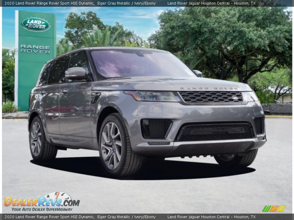 2020 Land Rover Range Rover Sport HSE Dynamic Eiger Gray Metallic / Ivory/Ebony Photo #2