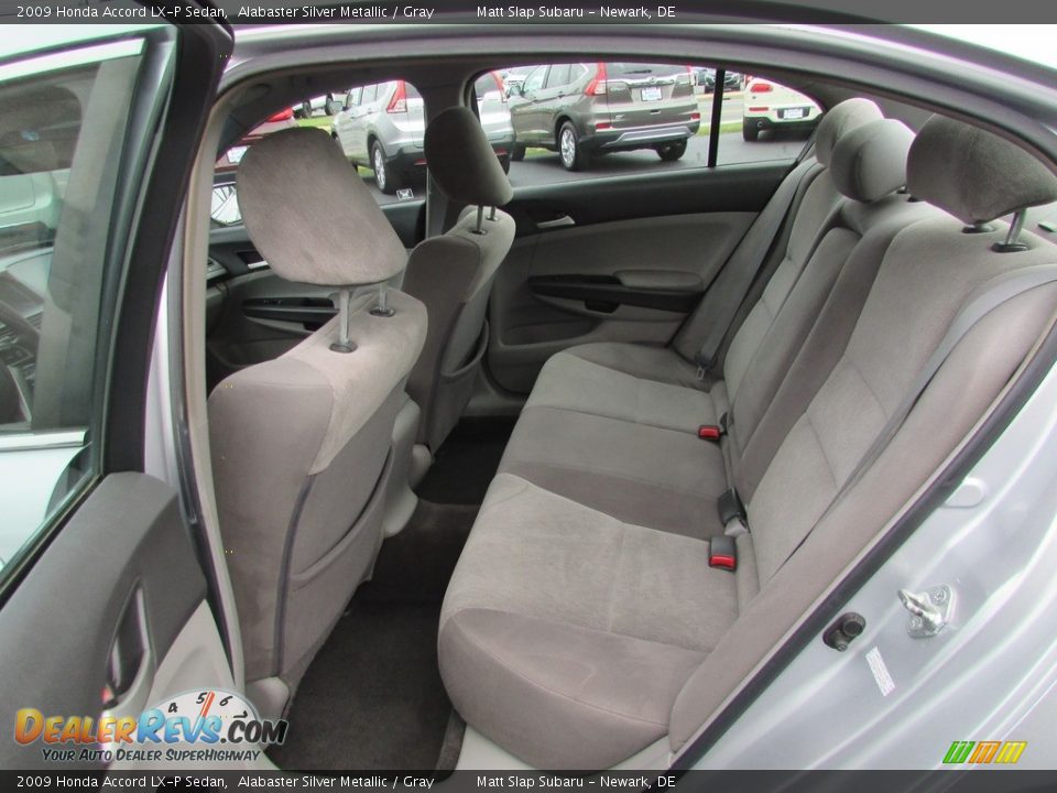 2009 Honda Accord LX-P Sedan Alabaster Silver Metallic / Gray Photo #21