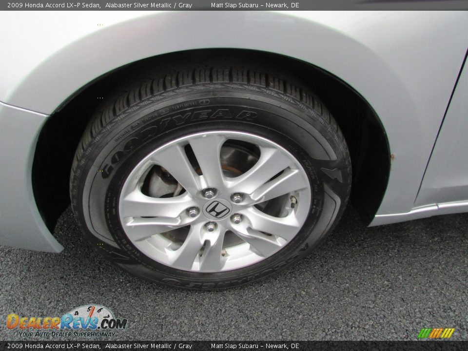 2009 Honda Accord LX-P Sedan Alabaster Silver Metallic / Gray Photo #22
