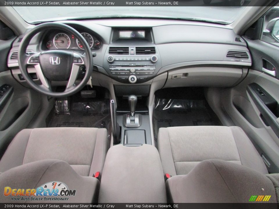 2009 Honda Accord LX-P Sedan Alabaster Silver Metallic / Gray Photo #24