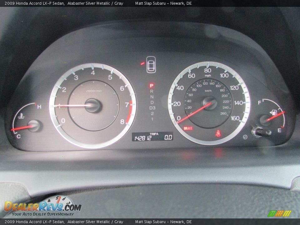2009 Honda Accord LX-P Sedan Alabaster Silver Metallic / Gray Photo #27