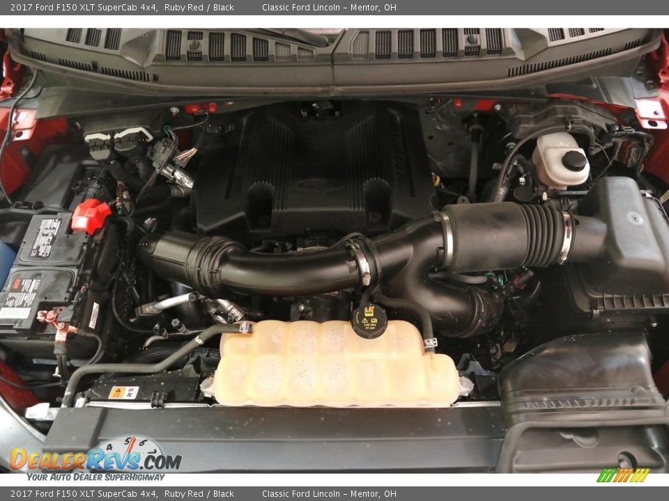 2017 Ford F150 XLT SuperCab 4x4 Ruby Red / Black Photo #22