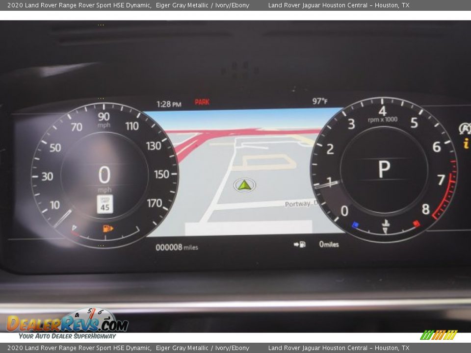 2020 Land Rover Range Rover Sport HSE Dynamic Gauges Photo #13