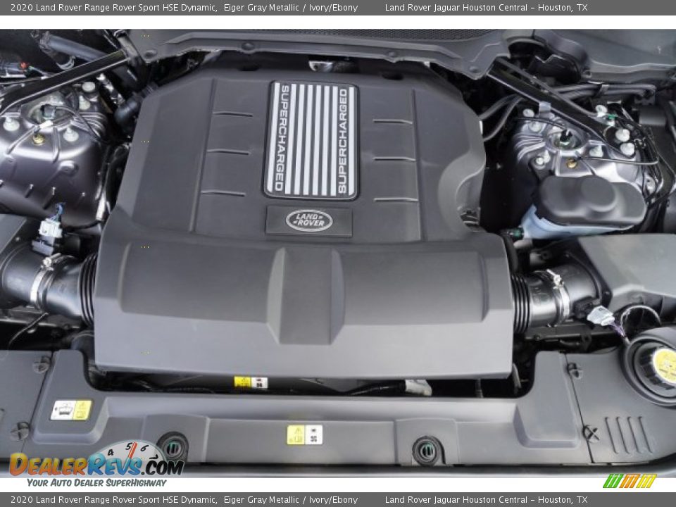 2020 Land Rover Range Rover Sport HSE Dynamic 5.0 Liter Supercharged DOHC 32-Valve VVT V8 Engine Photo #29