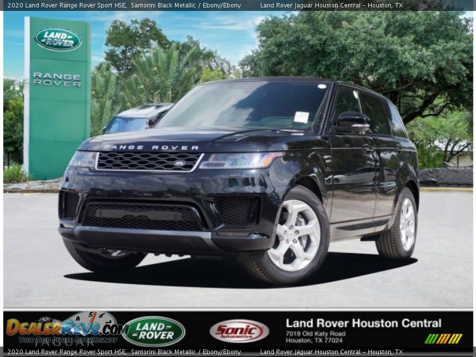 2020 Land Rover Range Rover Sport HSE Santorini Black Metallic / Ebony/Ebony Photo #1