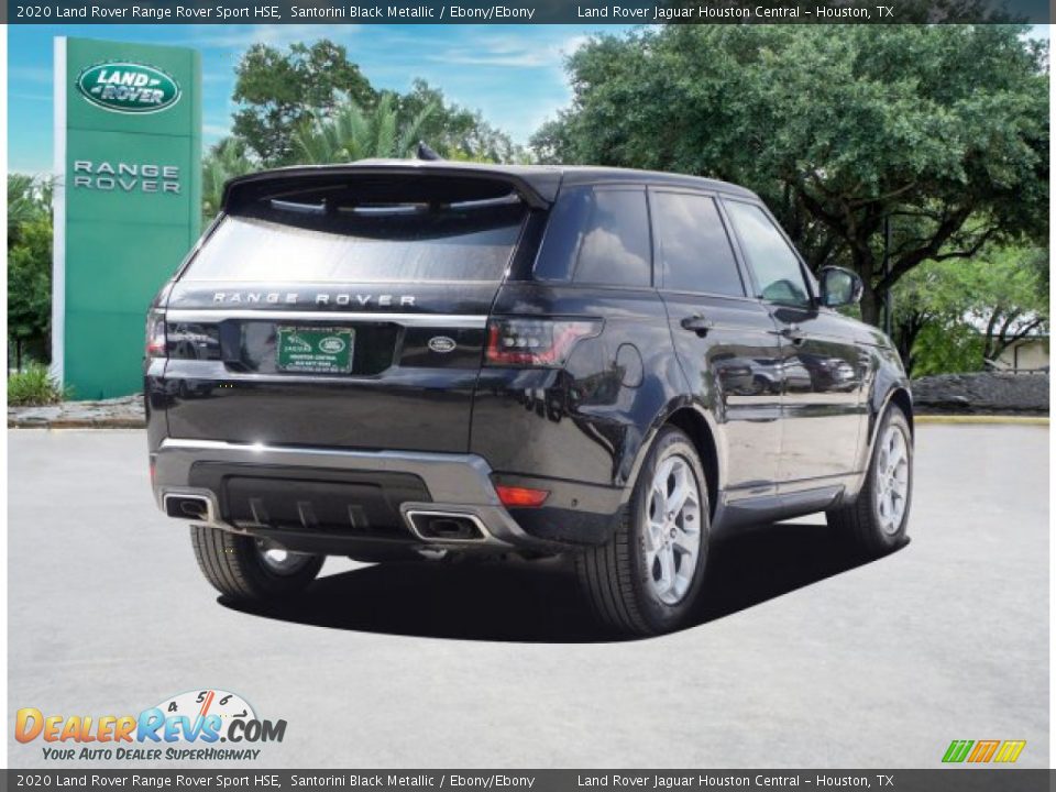 2020 Land Rover Range Rover Sport HSE Santorini Black Metallic / Ebony/Ebony Photo #3