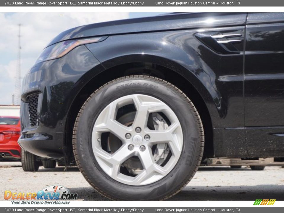 2020 Land Rover Range Rover Sport HSE Santorini Black Metallic / Ebony/Ebony Photo #6