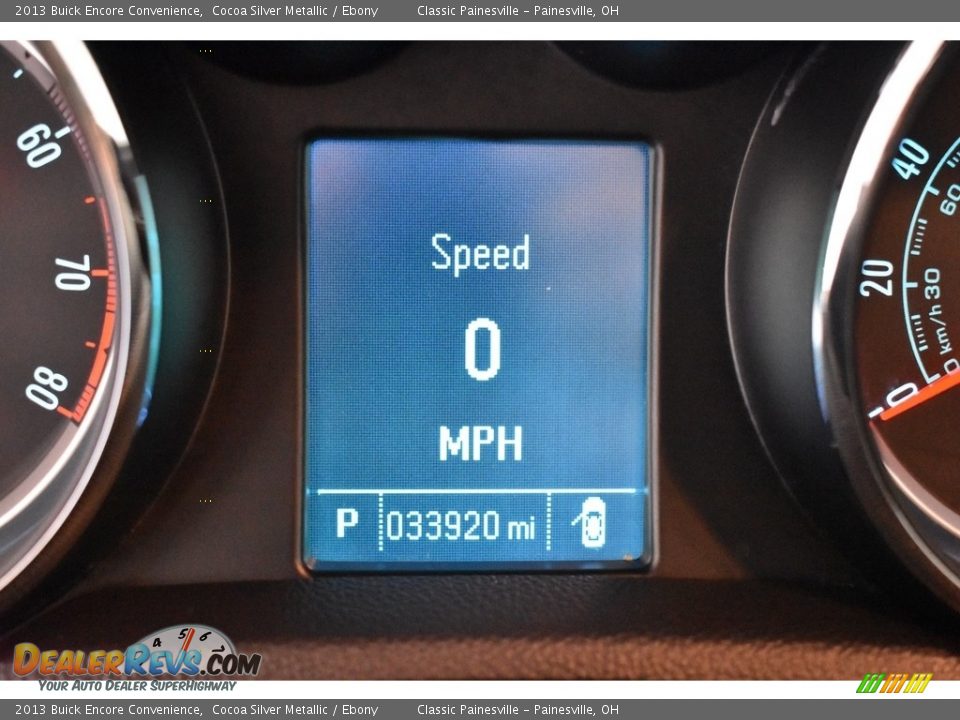 2013 Buick Encore Convenience Cocoa Silver Metallic / Ebony Photo #16