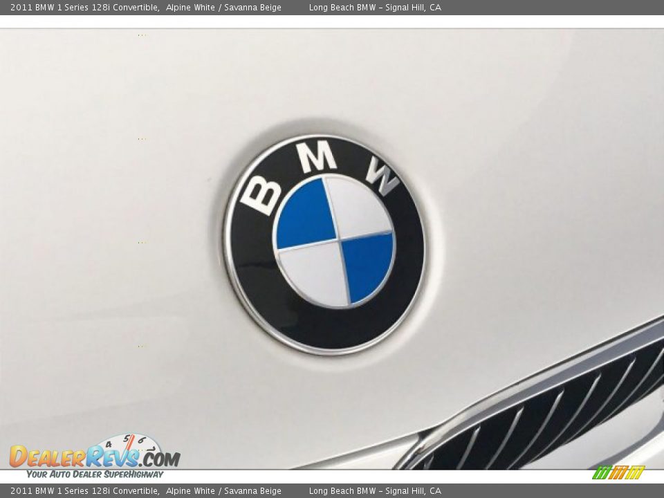 2011 BMW 1 Series 128i Convertible Alpine White / Savanna Beige Photo #27
