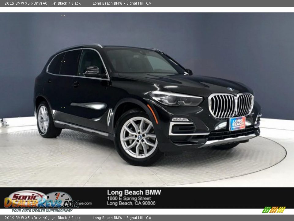 2019 BMW X5 xDrive40i Jet Black / Black Photo #1