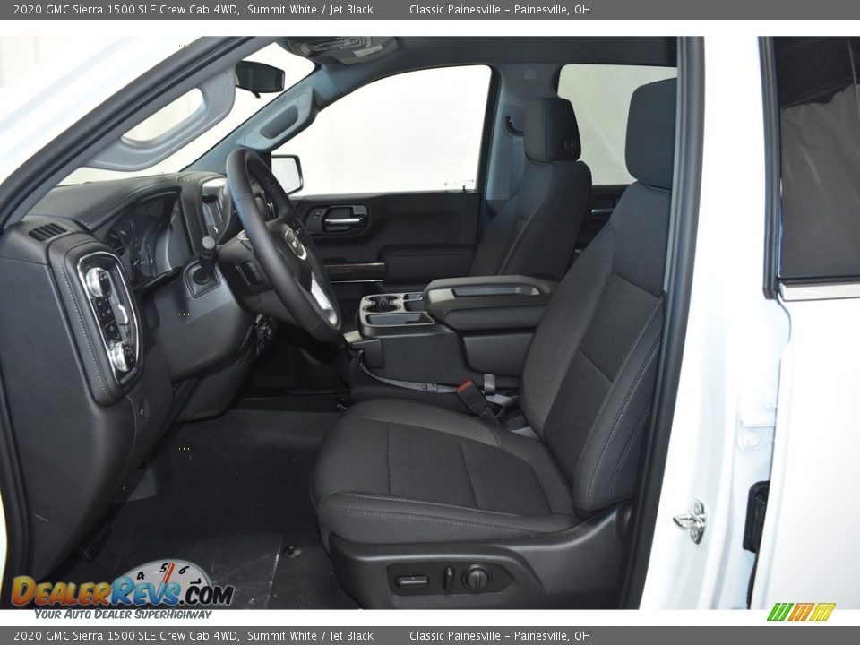 Front Seat of 2020 GMC Sierra 1500 SLE Crew Cab 4WD Photo #5