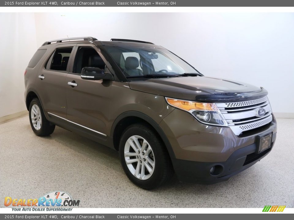 2015 Ford Explorer XLT 4WD Caribou / Charcoal Black Photo #1