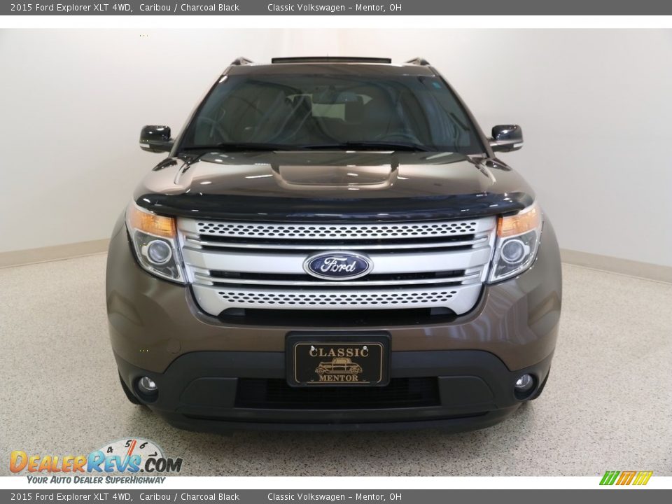 2015 Ford Explorer XLT 4WD Caribou / Charcoal Black Photo #2
