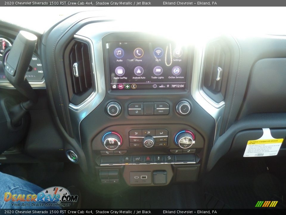 2020 Chevrolet Silverado 1500 RST Crew Cab 4x4 Shadow Gray Metallic / Jet Black Photo #25