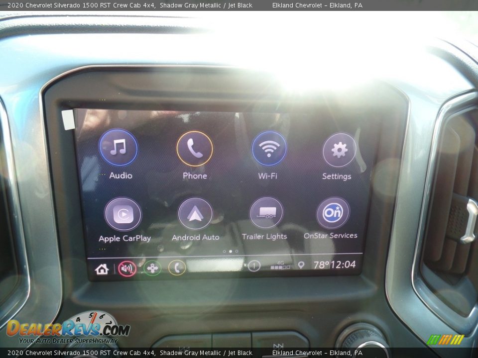 2020 Chevrolet Silverado 1500 RST Crew Cab 4x4 Shadow Gray Metallic / Jet Black Photo #26