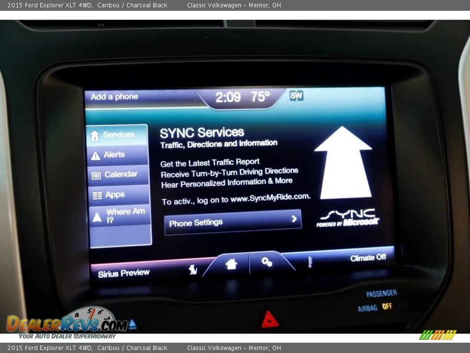 2015 Ford Explorer XLT 4WD Caribou / Charcoal Black Photo #13