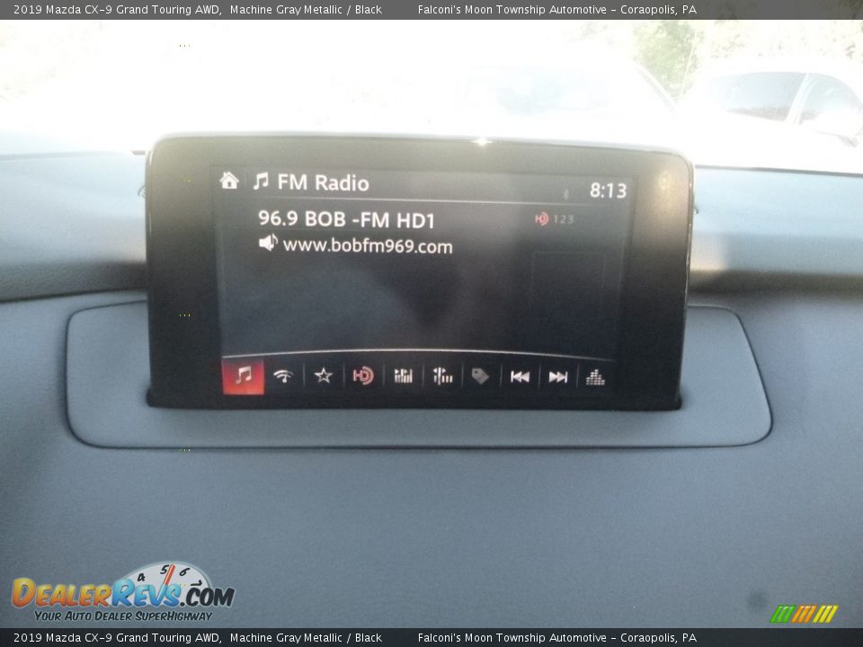 2019 Mazda CX-9 Grand Touring AWD Machine Gray Metallic / Black Photo #14