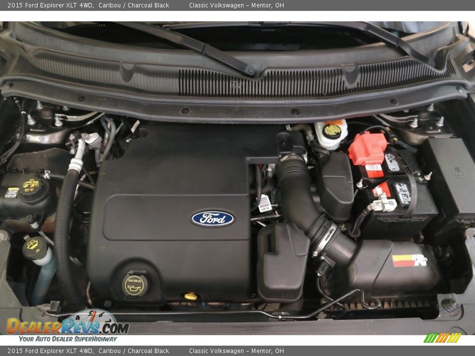 2015 Ford Explorer XLT 4WD Caribou / Charcoal Black Photo #23