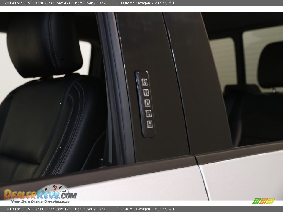 2019 Ford F150 Lariat SuperCrew 4x4 Ingot Silver / Black Photo #4