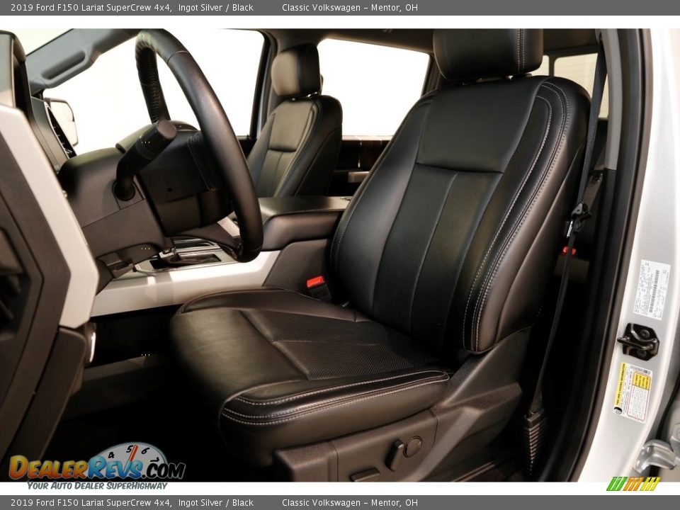2019 Ford F150 Lariat SuperCrew 4x4 Ingot Silver / Black Photo #6