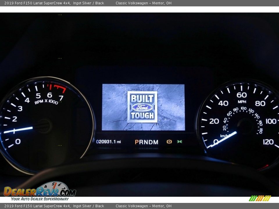 2019 Ford F150 Lariat SuperCrew 4x4 Ingot Silver / Black Photo #7