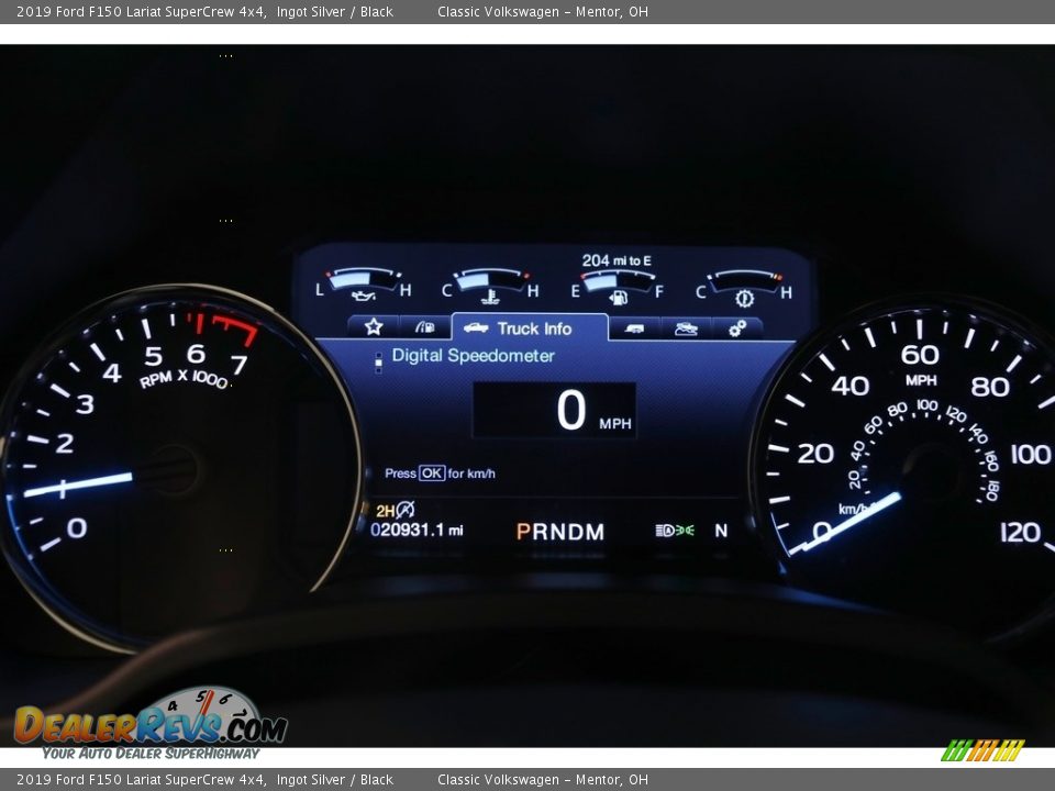 2019 Ford F150 Lariat SuperCrew 4x4 Ingot Silver / Black Photo #8