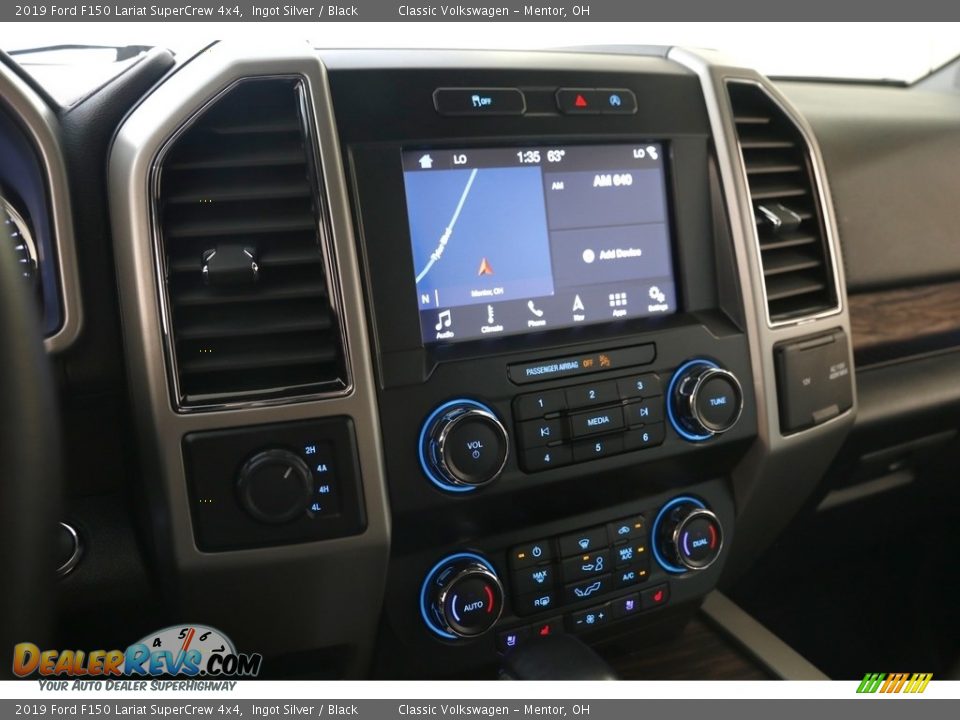 2019 Ford F150 Lariat SuperCrew 4x4 Ingot Silver / Black Photo #9