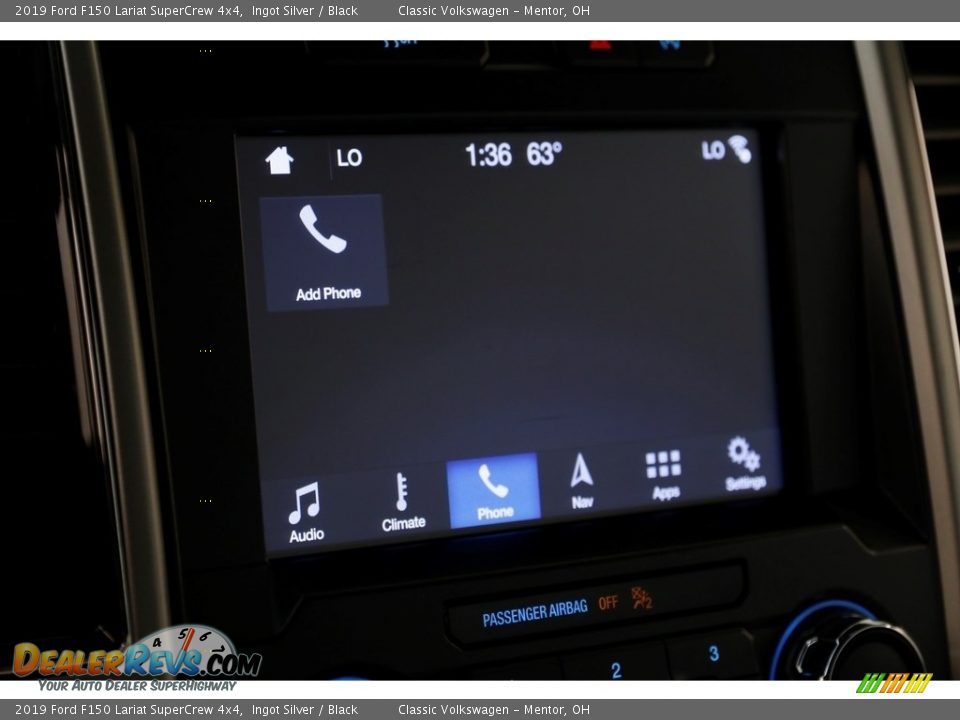 2019 Ford F150 Lariat SuperCrew 4x4 Ingot Silver / Black Photo #12