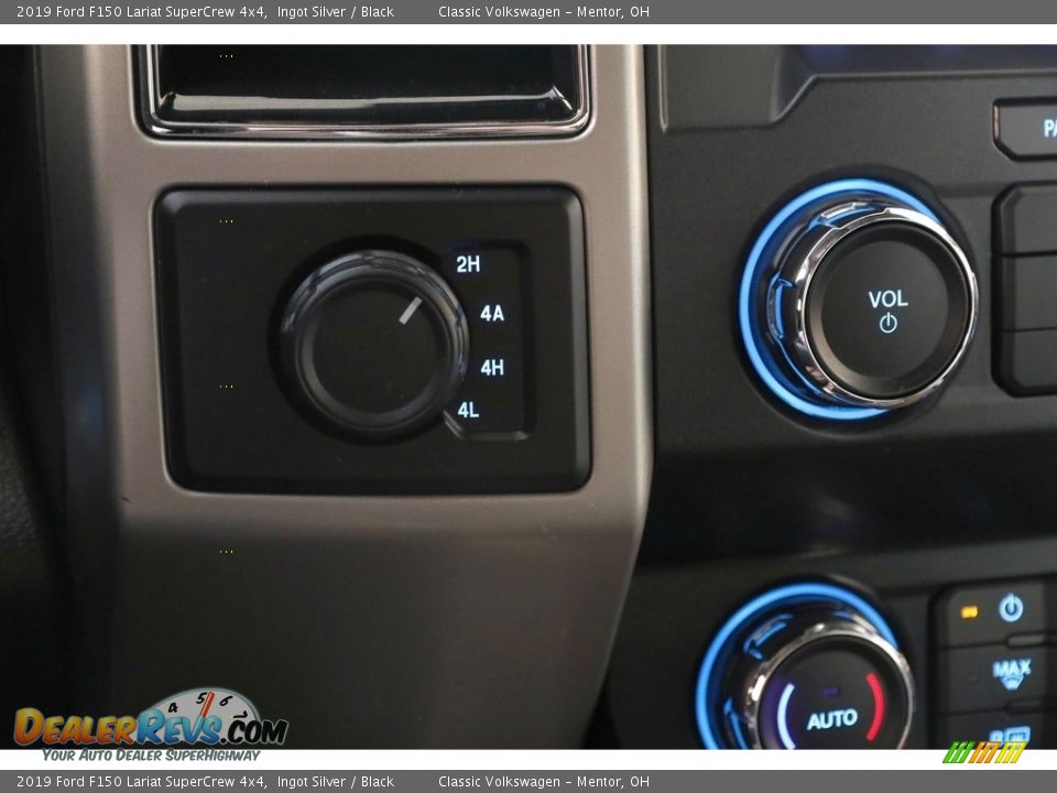 2019 Ford F150 Lariat SuperCrew 4x4 Ingot Silver / Black Photo #17